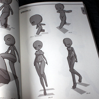 How to Draw SD Super Deformed / Chibi Pose - Female Characters