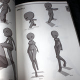 How to Draw SD Super Deformed / Chibi Pose - Female Characters